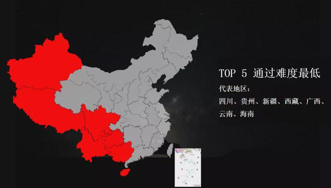 全国二建通过难度TOP榜单出炉你家能在第几梯队！Kaiyun 开云体育(图6)